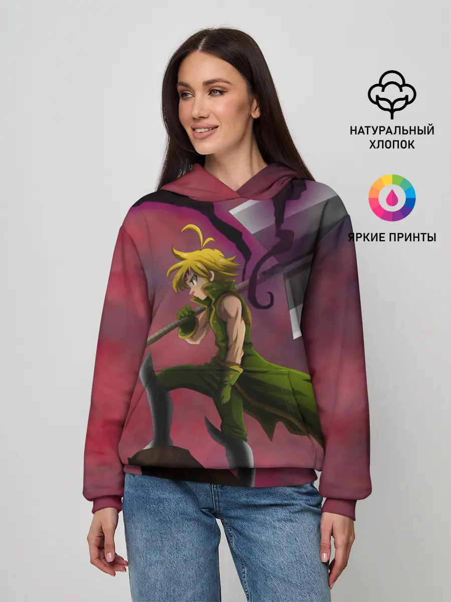 Женское худи / Meliodas с большим топором