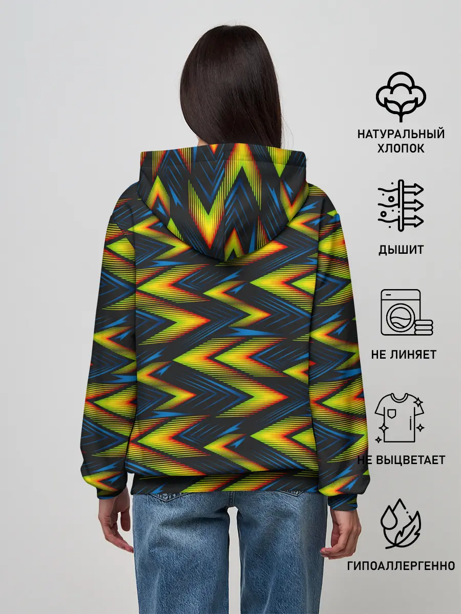 Женское худи / ZigZag
