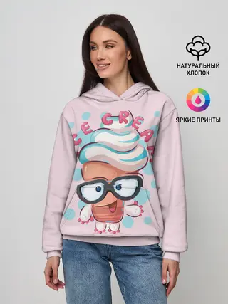Женское худи / ICE CREAM