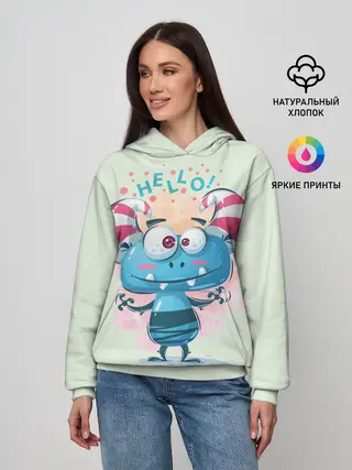 Женское худи / HELLO
