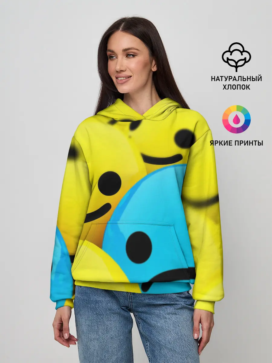 Женское худи / СМАЙЛИКИ