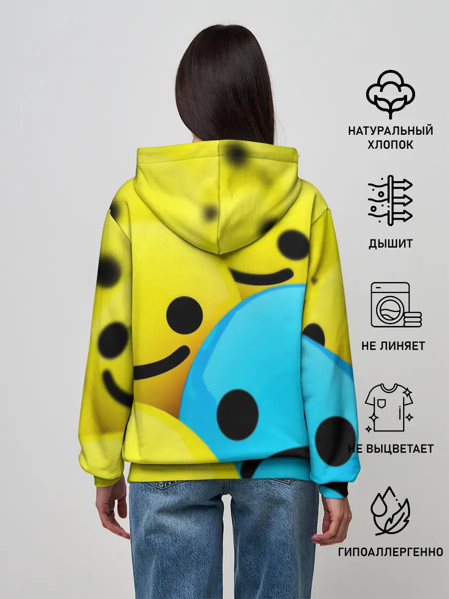 Женское худи / СМАЙЛИКИ