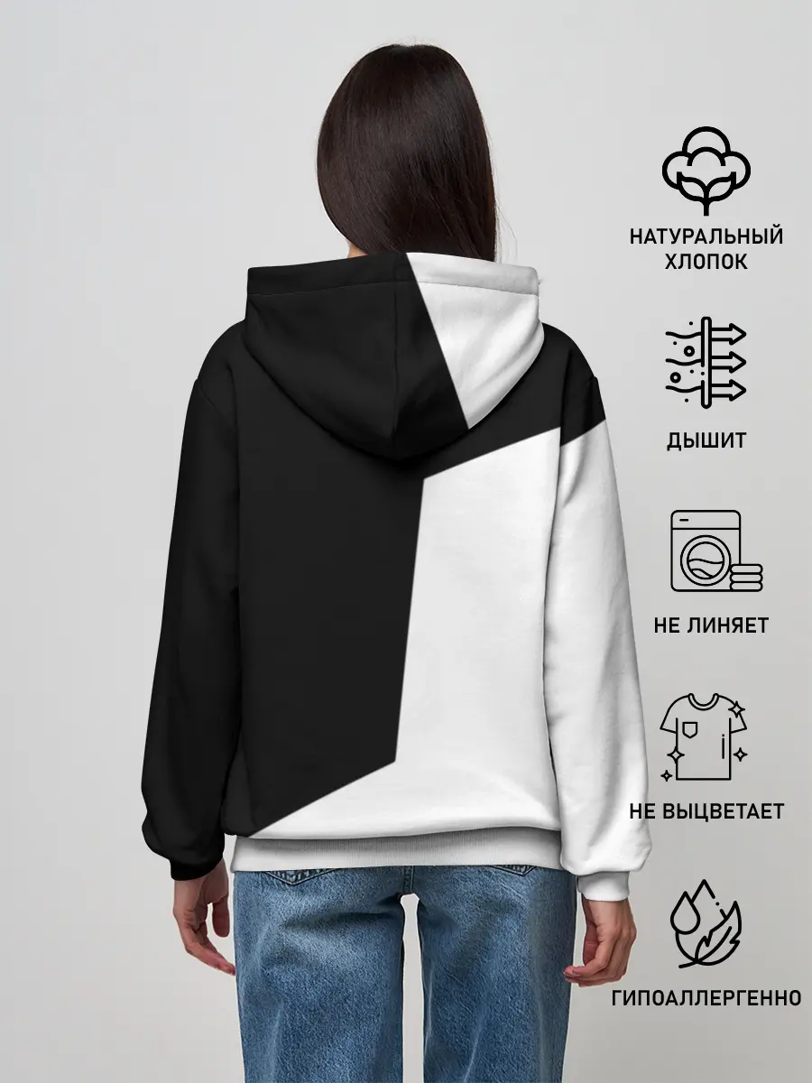 Женское худи / Инь - янь