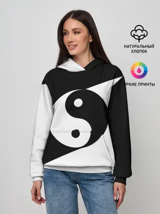 Женское худи / Инь - янь