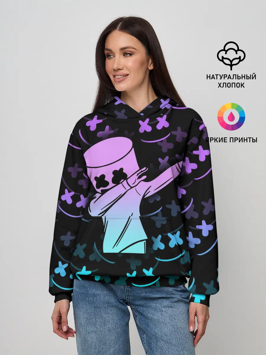 Женское худи / FORTNITE x MARSHMELLO