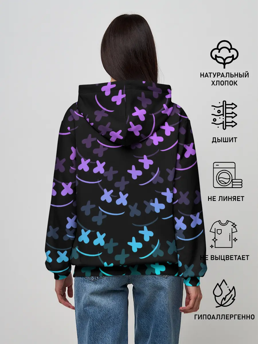 Женское худи / FORTNITE x MARSHMELLO