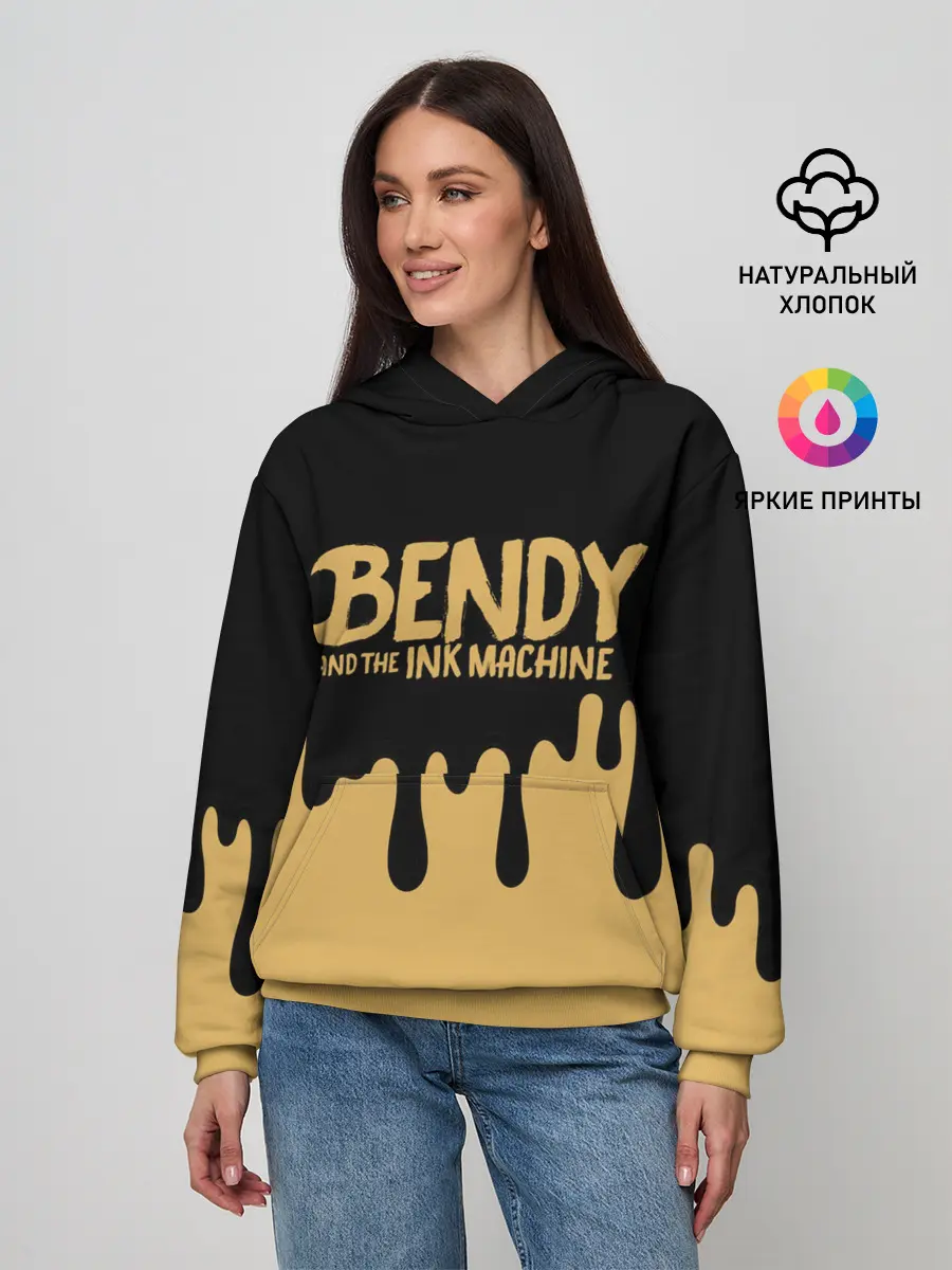Женское худи / Bendy And The Ink Machine