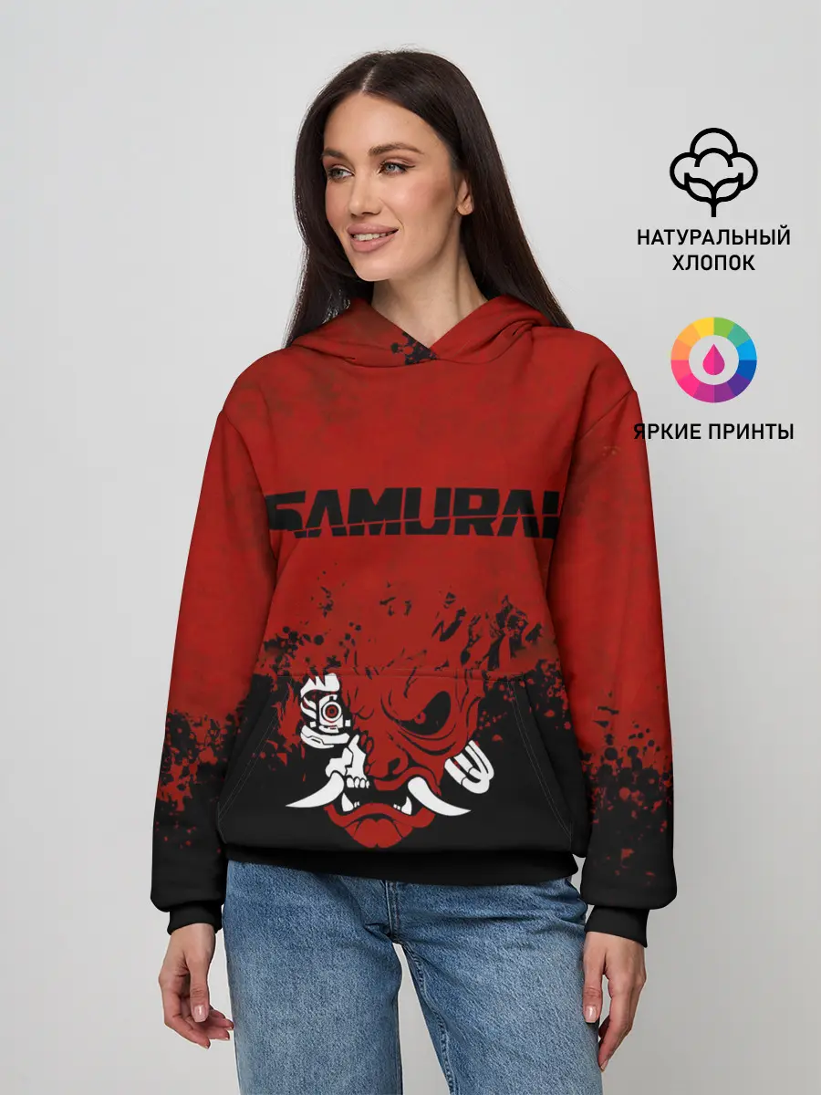 Женское худи / Cyberpunk 2077 | Samurai.