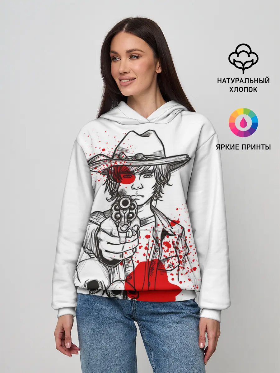Женское худи / The Walking Dead