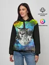 Женское худи / КОСМИЧЕСКИЙ КОТ
