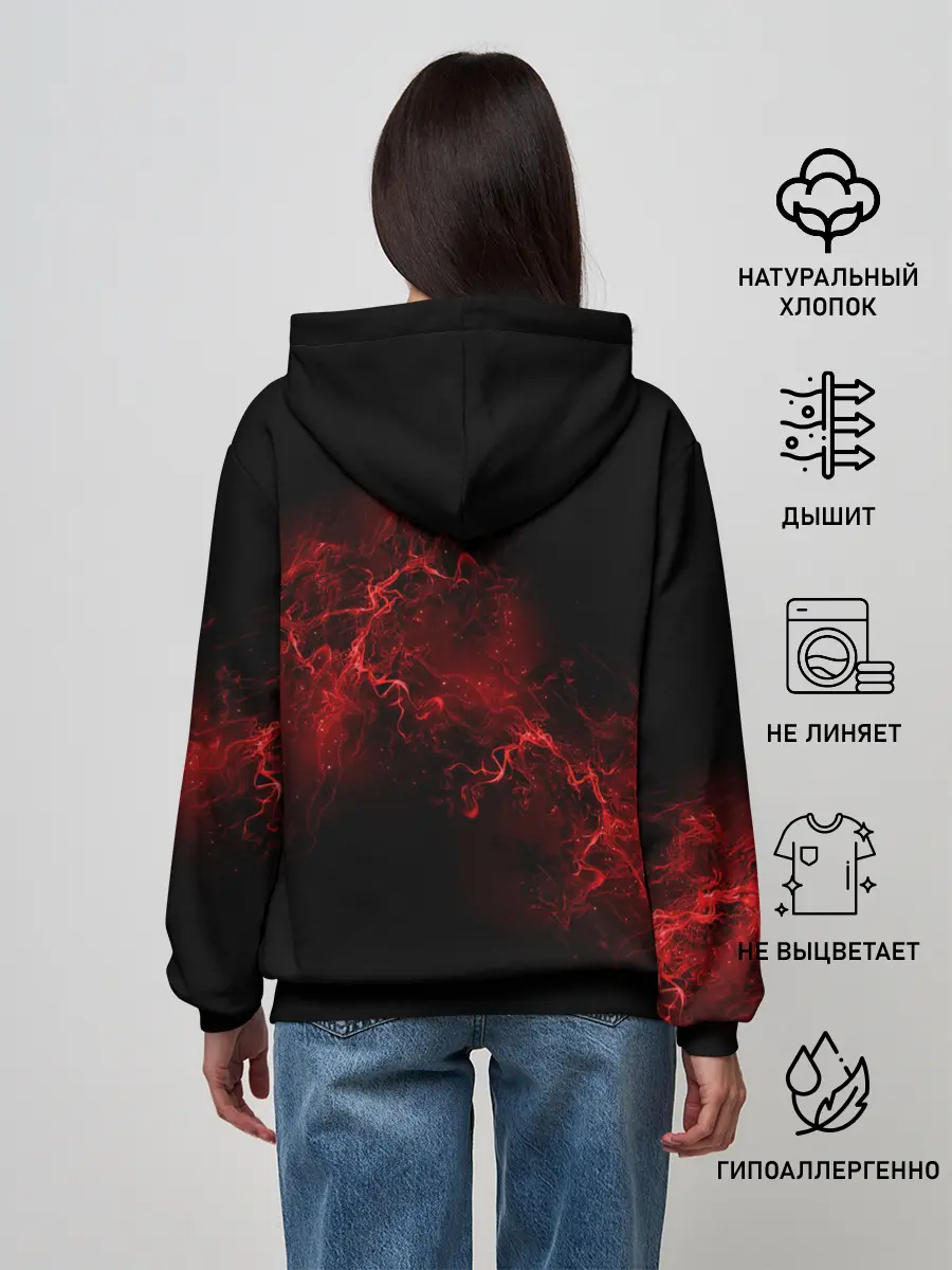 Женское худи / Cyberpunk 2077.