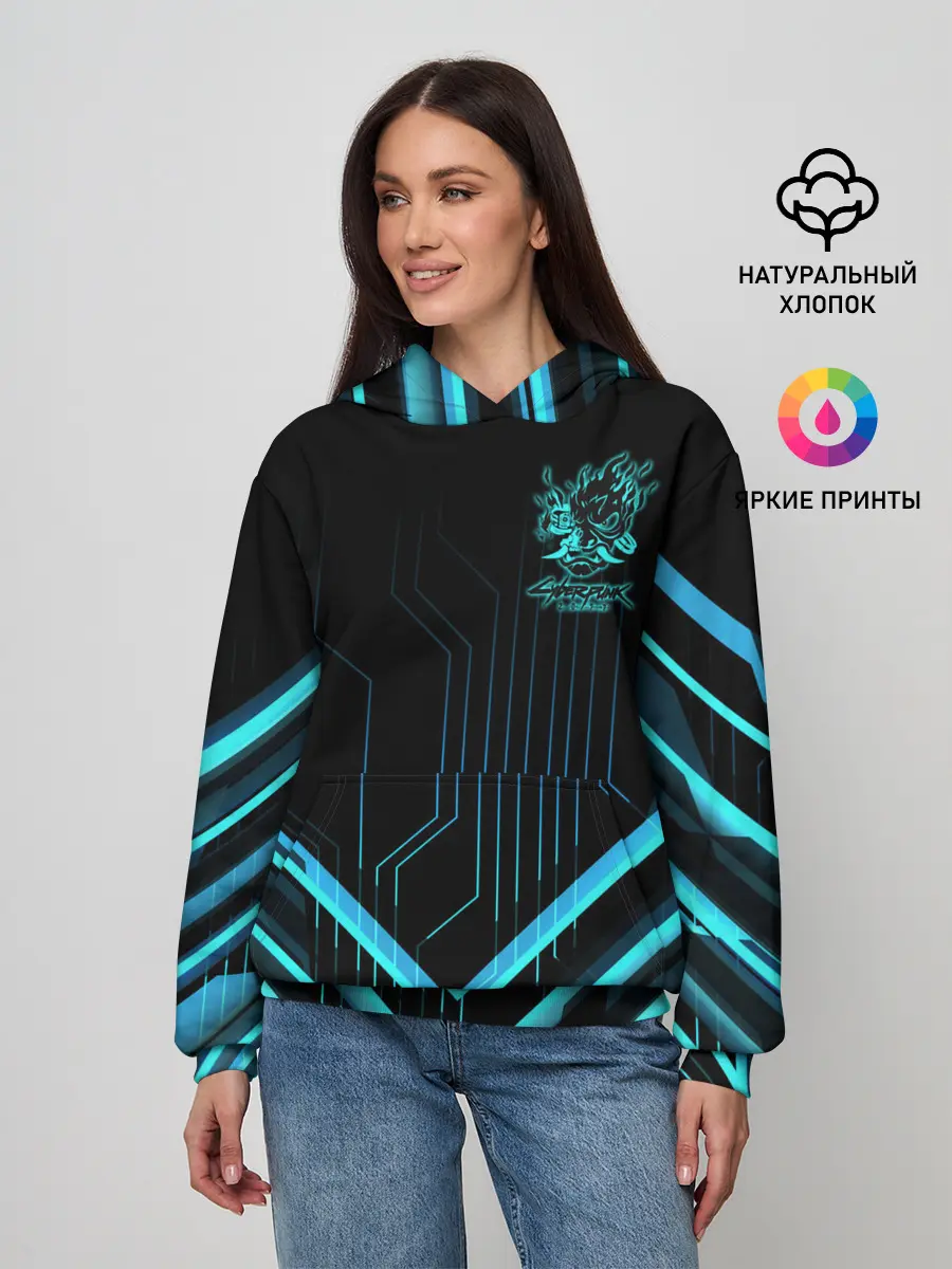 Женское худи / Cyberpunk 2077