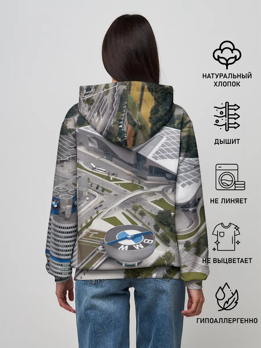 Женское худи / BMW city