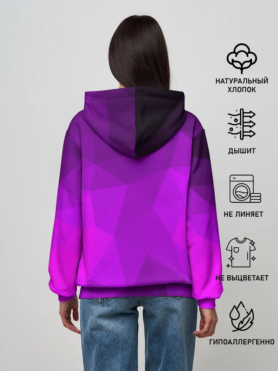 Женское худи / НЕОНОВАЯ АБСТРАКЦИЯ