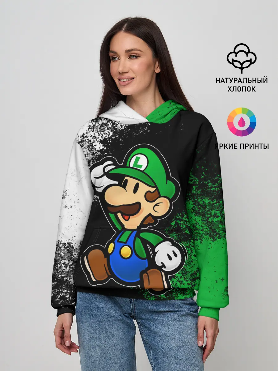 Женское худи / Luigis Mansion