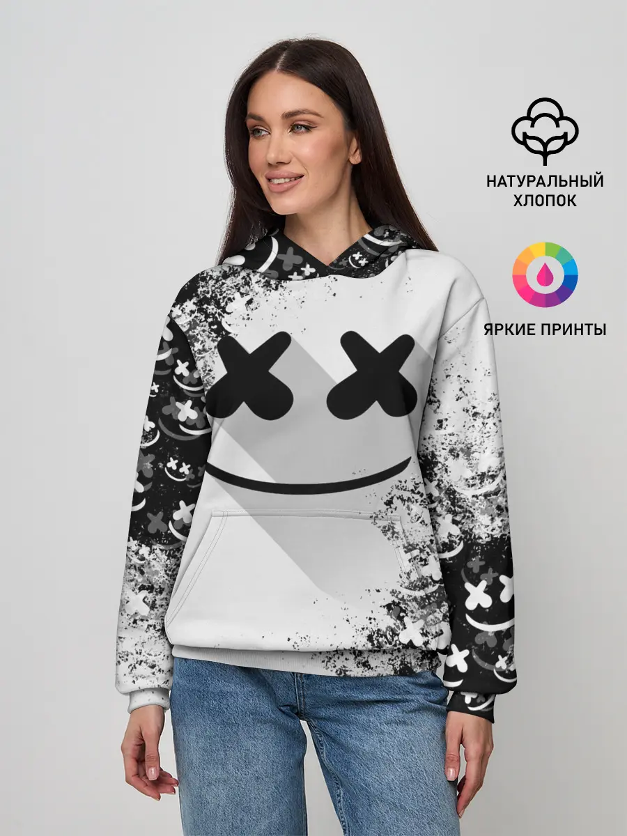 Женское худи / Marshmello