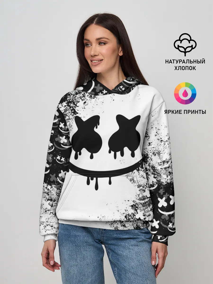 Женское худи / Marshmello