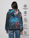 Женское худи / Freeze Light digital art