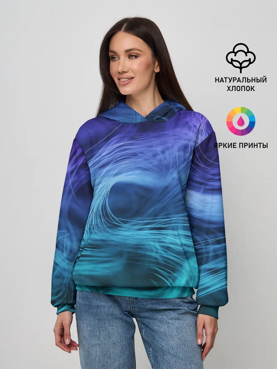 Женское худи / Линии материи