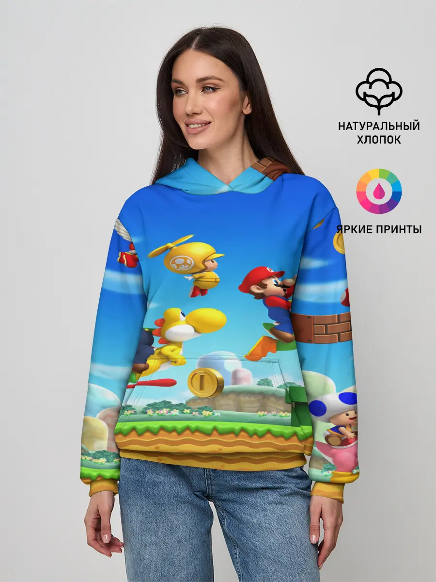 Женское худи / Марио