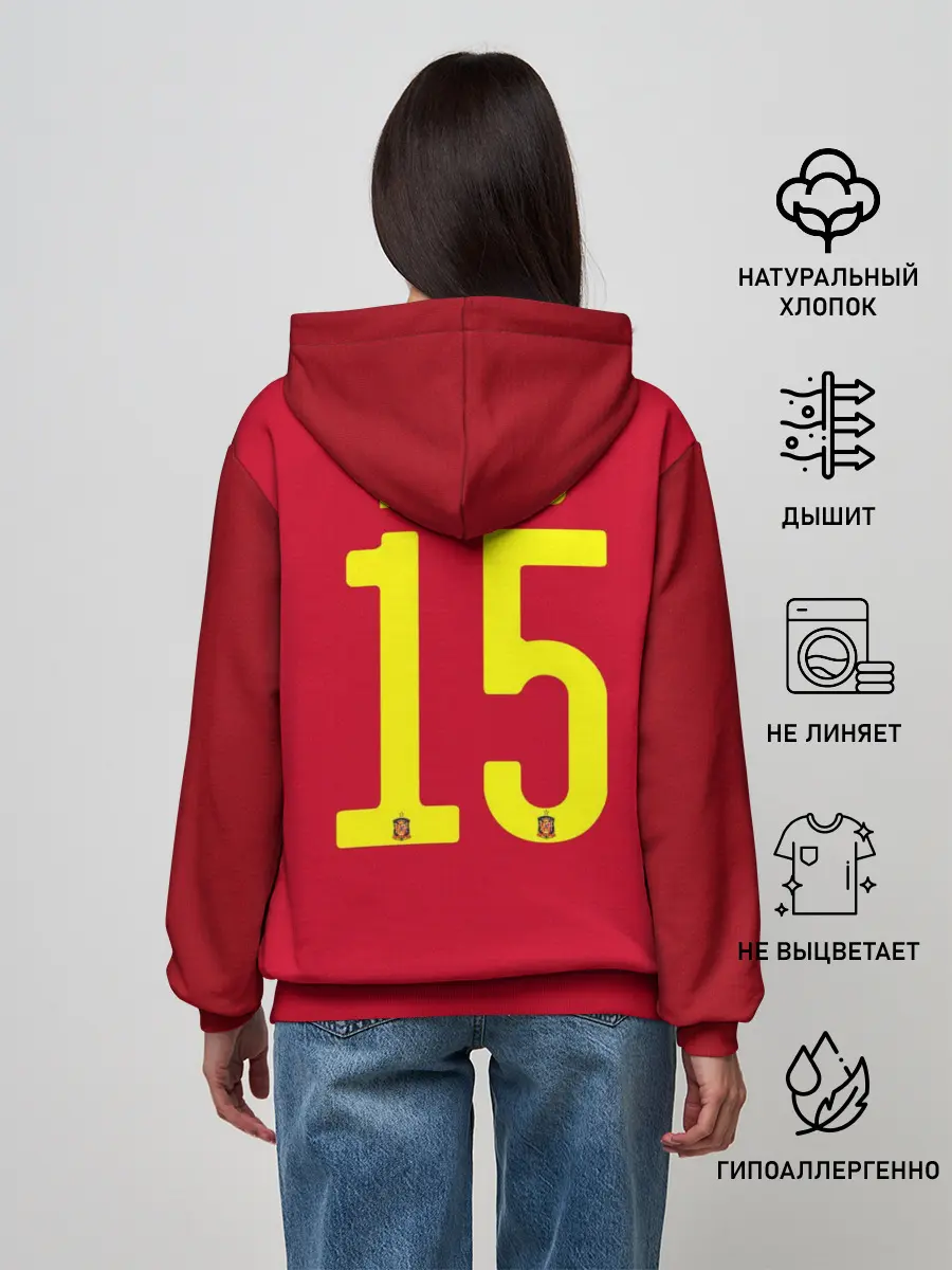 Женское худи / Ramos home EURO 2020