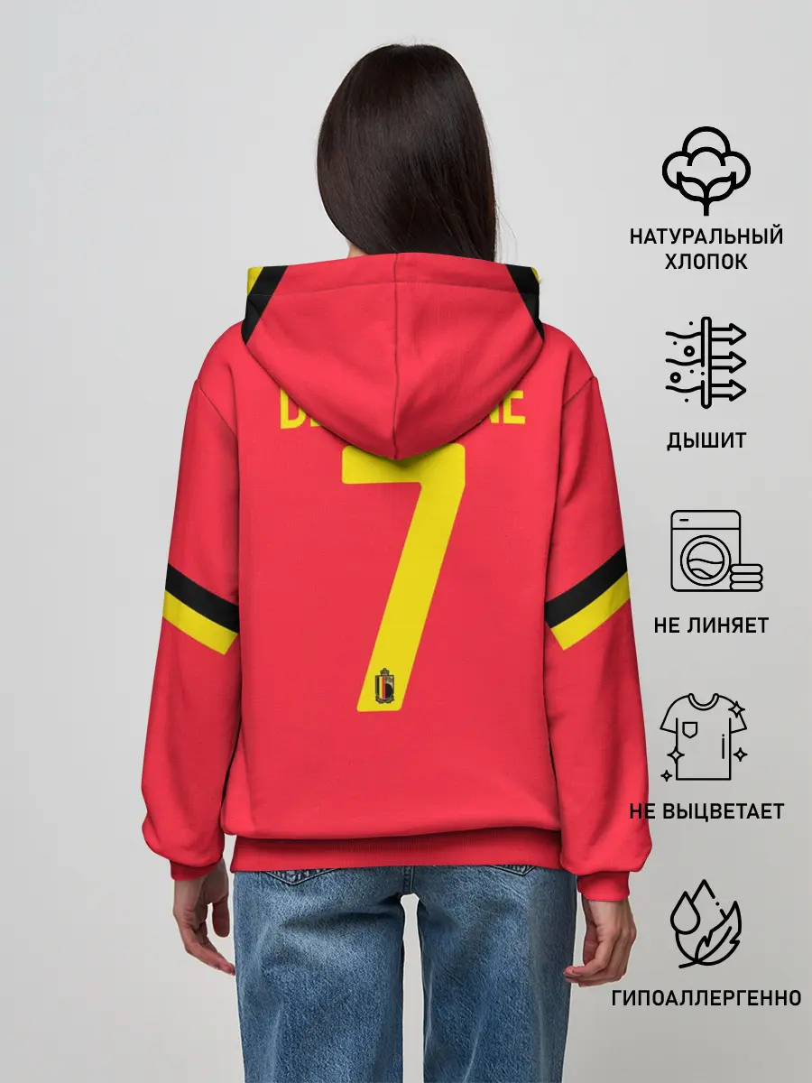 Женское худи / De Bruyne home EURO 2020
