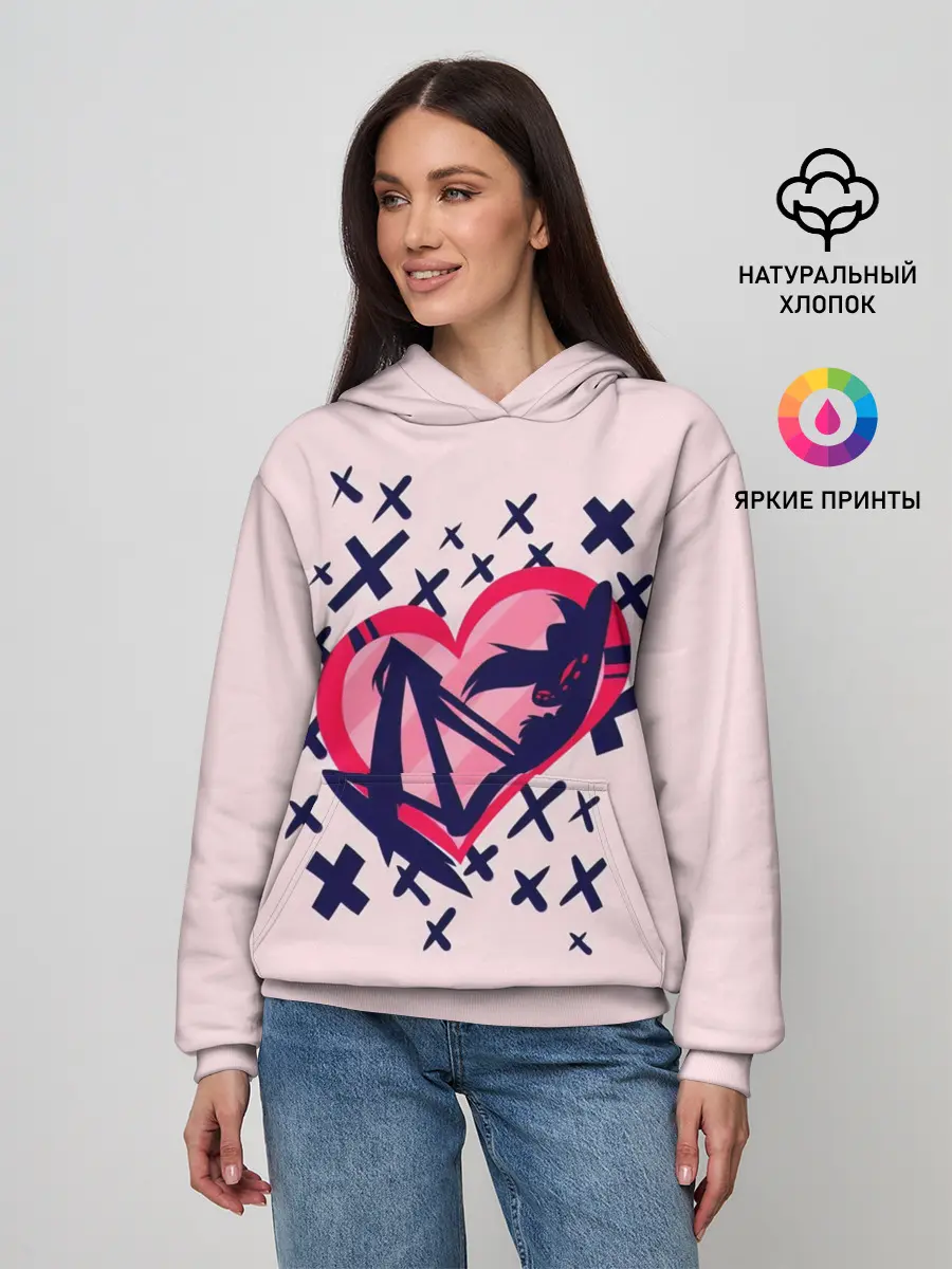 Женское худи / Отель Хазбин