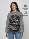 Женское худи / Skull through metal