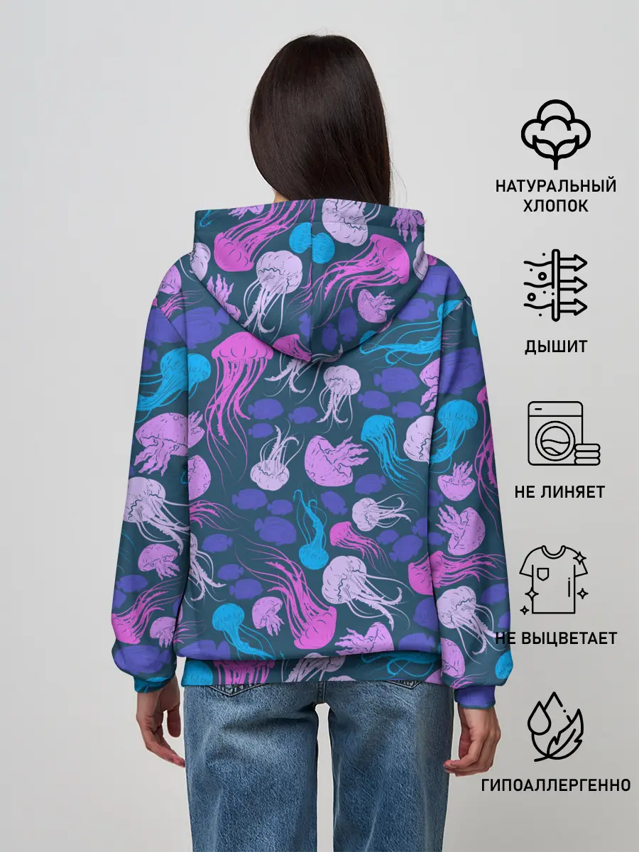Женское худи / Медузы