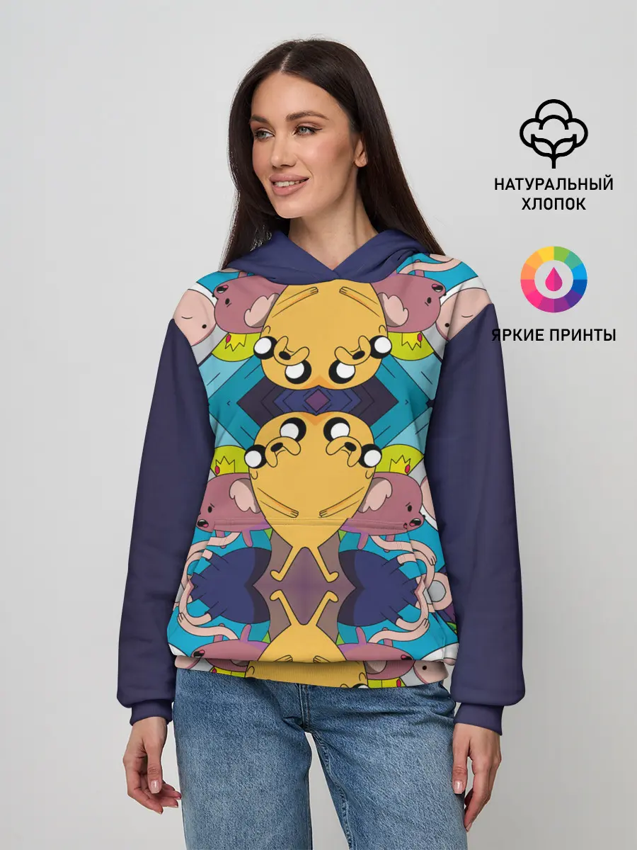 Женское худи / Время Приключений