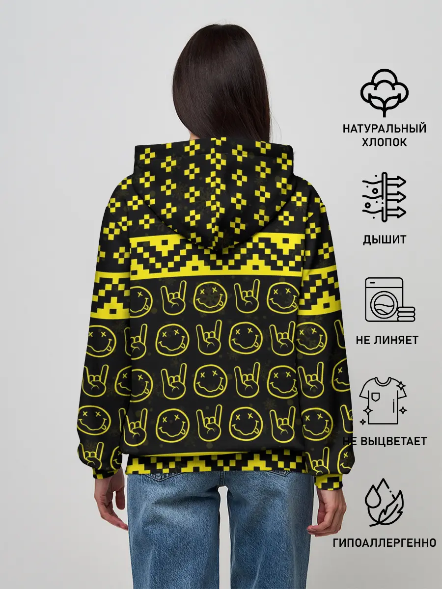 Женское худи / НОВОГОДНЯЯ NIRVANA