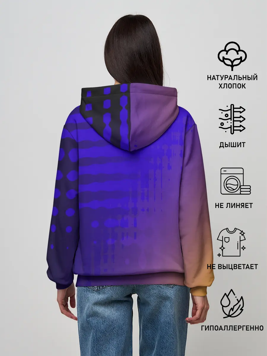 Женское худи / Градиент PRO