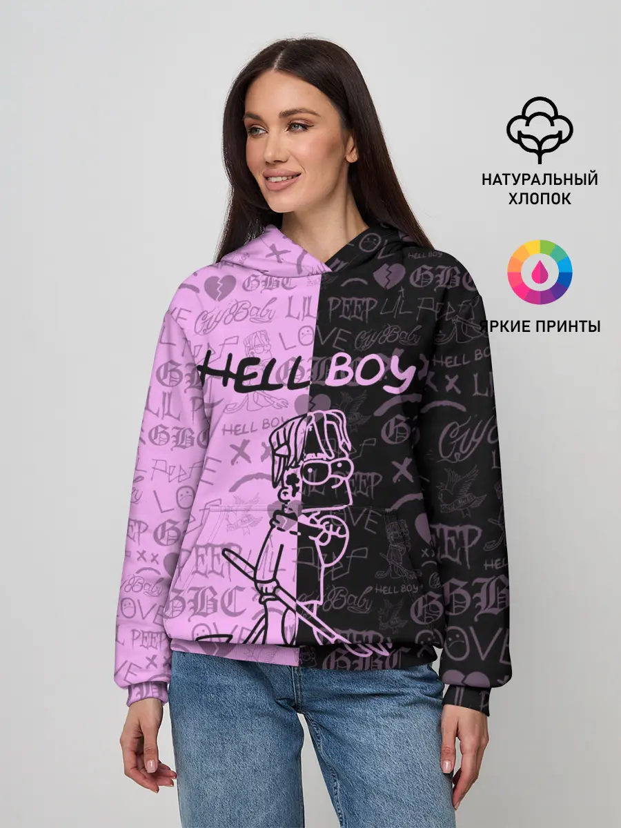 Женское худи / LIL PEEP HELL BOY