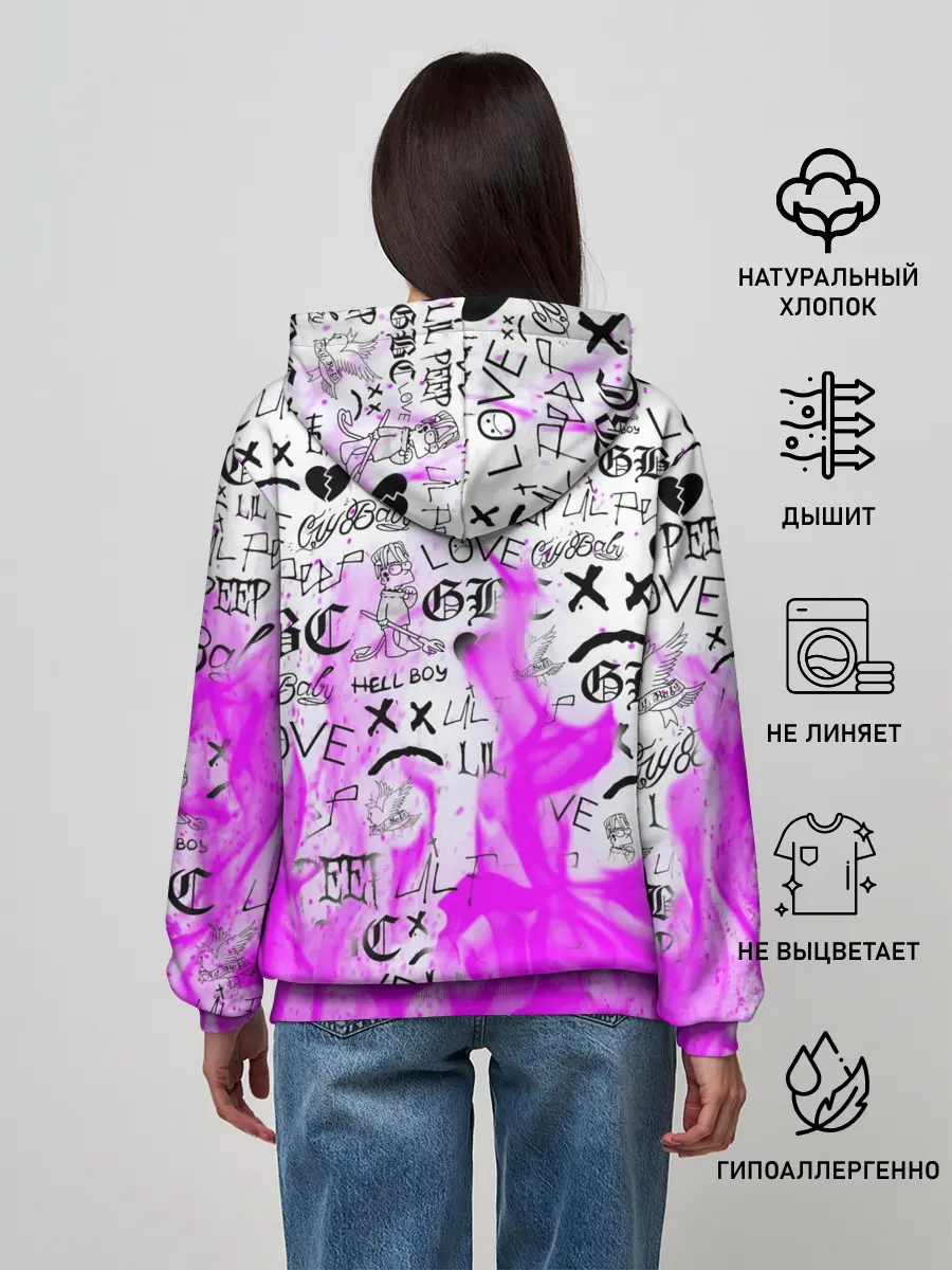 Женское худи / CRY BABY LIL PEEP