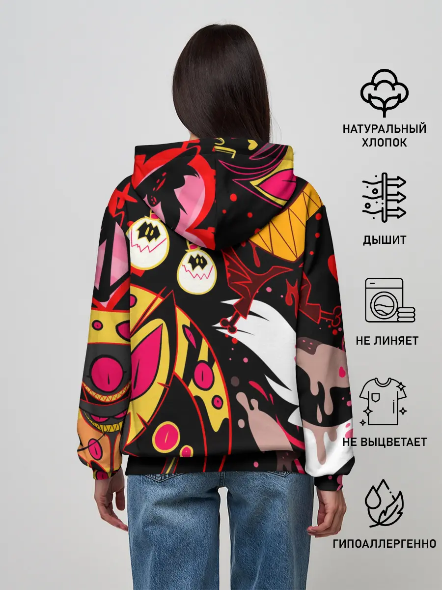 Женское худи / Hazbin Hotel