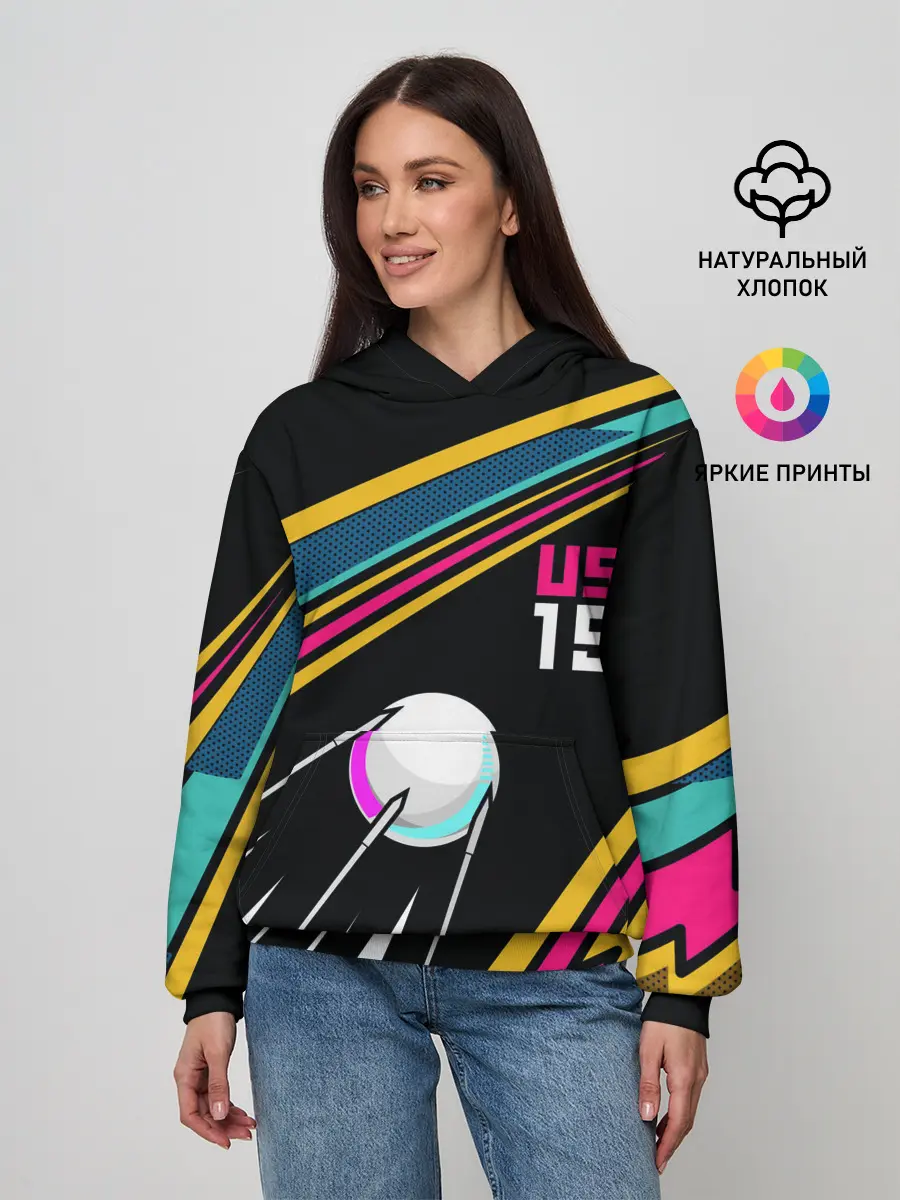 Женское худи / спутник СССР 1957