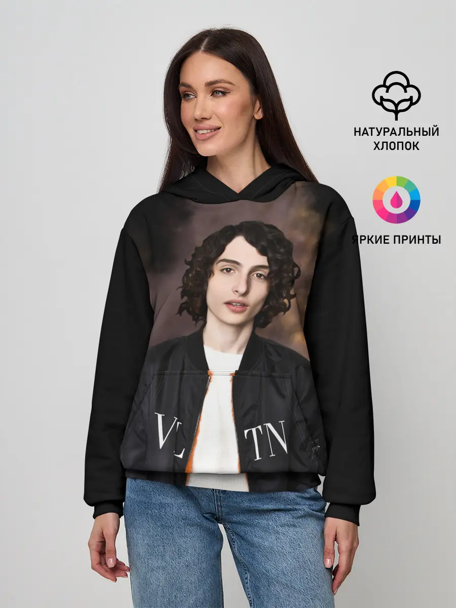 Женское худи / finn wolfhard