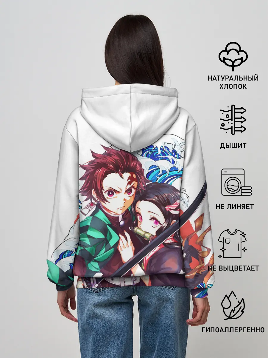 Женское худи / Клинок рассекающий демонов