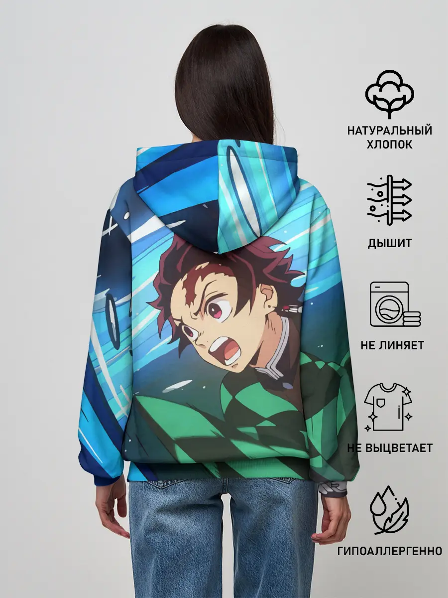 Женское худи / Клинок рассекающий демонов