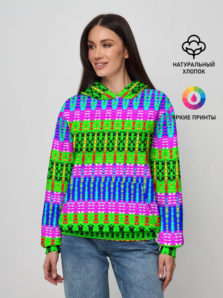 Женское худи / ornament indian