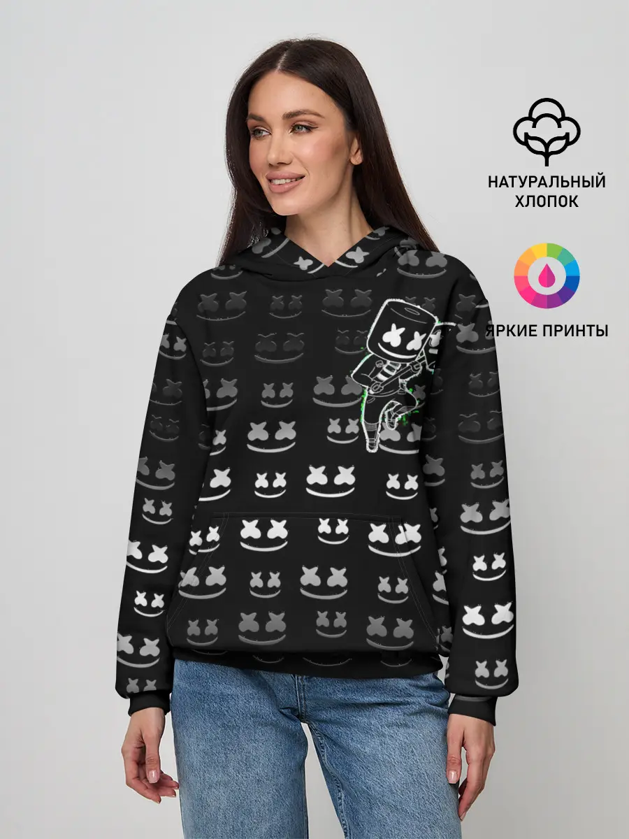 Женское худи / FORTNITE X MARSHMELLO