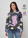 Женское худи / Космический кот
