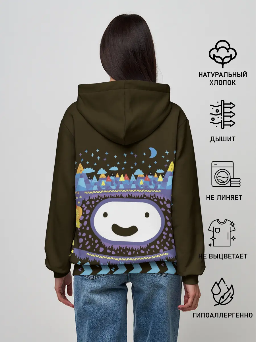 Женское худи / Время приключений Snow