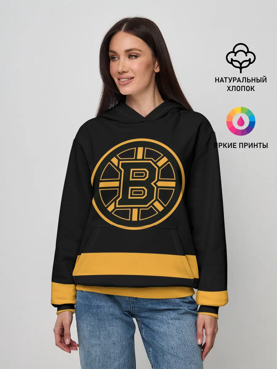 Женское худи / Бостон Брюинз НХЛ