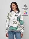 Женское худи / Милый крокодил