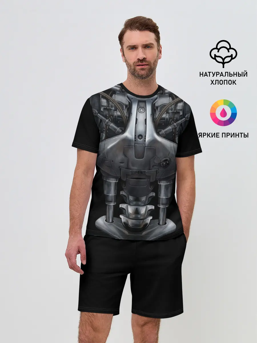 Мужской костюм с шортами / Терминатор т-800