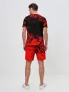 Мужской костюм с шортами / Stalker GSC red