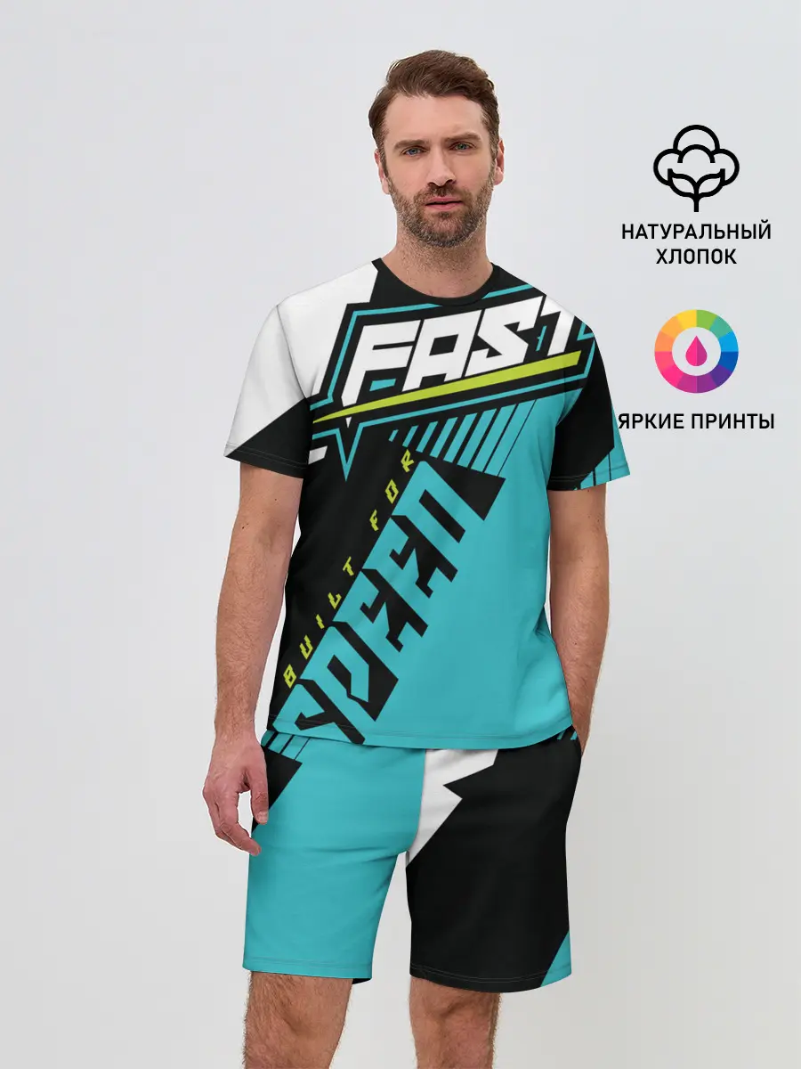 Мужской костюм с шортами / Форма для мотокросса FOX