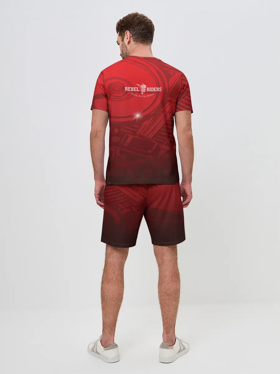 Мужской костюм с шортами / Vintage chopper motorcycle