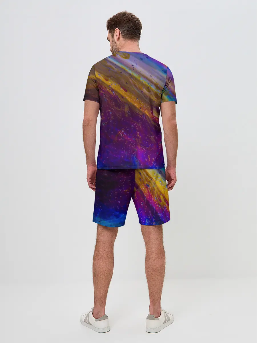 Мужской костюм с шортами / Краска